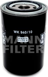 Mann-Filter WK 940/10 - Топливный фильтр unicars.by