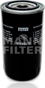 Mann-Filter WK 950/13 - Топливный фильтр unicars.by