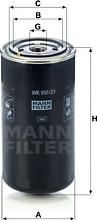 Mann-Filter WK 950/21 - Топливный фильтр unicars.by