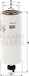 Mann-Filter WK 965/4 x - Топливный фильтр unicars.by