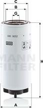 Mann-Filter WK 9052 x - Топливный фильтр unicars.by