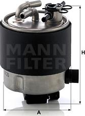 Mann-Filter WK 9026 - Топливный фильтр unicars.by