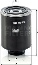 Mann-Filter WK 9023 z - Топливный фильтр unicars.by