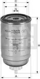 Mann-Filter WK 932/1 - Топливный фильтр unicars.by