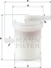 Mann-Filter WK 42/81 - Топливный фильтр unicars.by