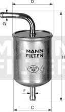 Mann-Filter WK 68/3 - Топливный фильтр unicars.by