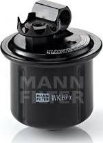 Mann-Filter WK 67 x - Топливный фильтр unicars.by