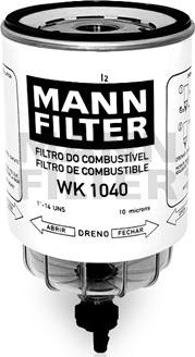 Mann-Filter WK 1040 - Топливный фильтр unicars.by