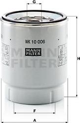 Mann-Filter WK 10 006 z - Топливный фильтр unicars.by