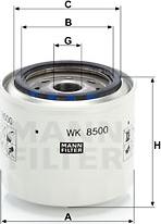 Mann-Filter WK 8500 - Топливный фильтр unicars.by