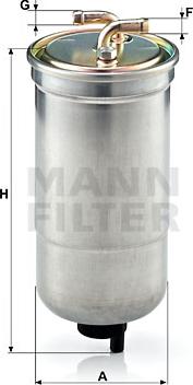 Mann-Filter WK 853/16 - Топливный фильтр unicars.by