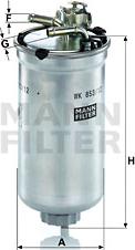 Mann-Filter WK 853/12 z - Топливный фильтр unicars.by