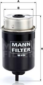 Mann-Filter WK 8194 - Топливный фильтр unicars.by