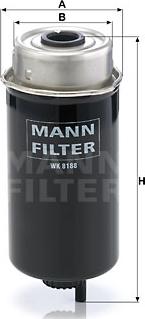 Mann-Filter WK 8188 - Топливный фильтр unicars.by