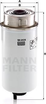 Mann-Filter WK 8124 - Топливный фильтр unicars.by