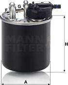 Mann-Filter WK 820/15 - Топливный фильтр unicars.by