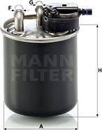 Mann-Filter WK 820/21 - Топливный фильтр unicars.by