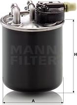 Mann-Filter WK 820/22 - Топливный фильтр unicars.by