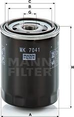 Mann-Filter WK 7041 - Топливный фильтр unicars.by