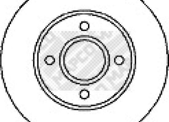 Mapco 15694 - Тормозной диск unicars.by