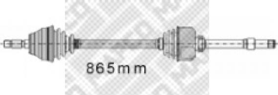 Mapco 16413 - Приводной вал unicars.by