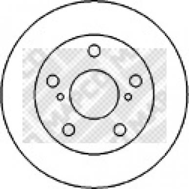 Mapco 25554 - Тормозной диск unicars.by