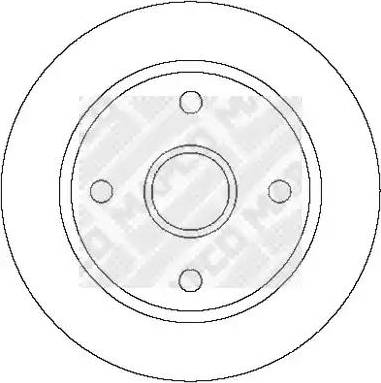 Mapco 25032 - Тормозной диск unicars.by