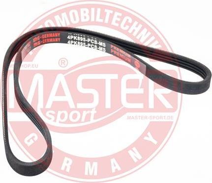 MASTER-SPORT GERMANY 4PK895-PCS-MS - Поликлиновой ремень unicars.by