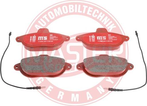 MASTER-SPORT GERMANY 13046039572-SET-MS - Тормозные колодки, дисковые, комплект unicars.by