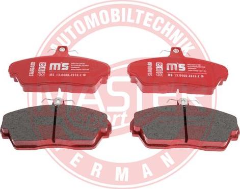 MASTER-SPORT GERMANY 13046029702-SET-MS - Тормозные колодки, дисковые, комплект unicars.by