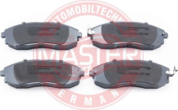 MASTER-SPORT GERMANY 13046112672N-SET-MS - Тормозные колодки, дисковые, комплект unicars.by