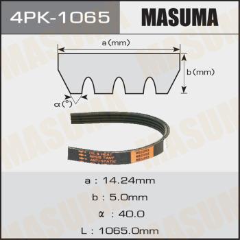 MASUMA 4PK-1065 - Поликлиновой ремень unicars.by