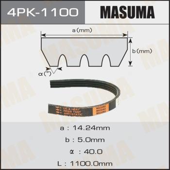 MASUMA 4PK1100 - Поликлиновой ремень unicars.by