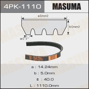 MASUMA 4PK-1110 - Поликлиновой ремень unicars.by