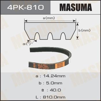 MASUMA 4PK-810 - Поликлиновой ремень unicars.by