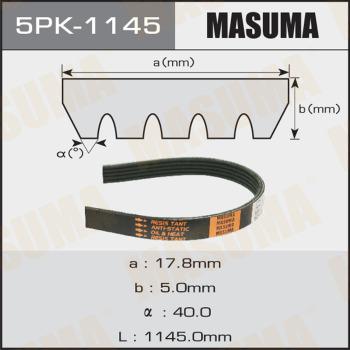 MASUMA 5PK1145 - Поликлиновой ремень unicars.by