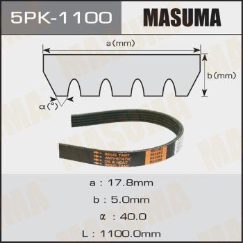 MASUMA 5PK-1100 - Поликлиновой ремень unicars.by