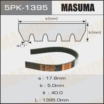 MASUMA 5PK-1395 - Поликлиновой ремень unicars.by