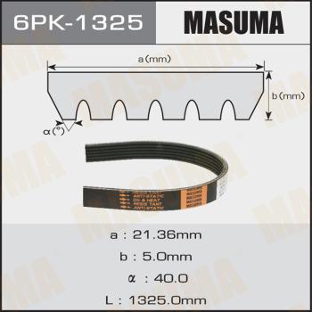 MASUMA 6PK-1325 - Поликлиновой ремень unicars.by