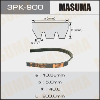 MASUMA 3PK-900 - Поликлиновой ремень unicars.by