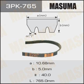 MASUMA 3PK765 - Поликлиновой ремень unicars.by