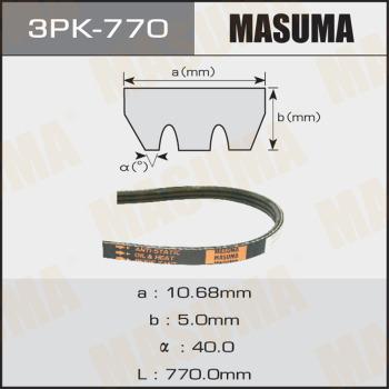 MASUMA 3PK770 - Поликлиновой ремень unicars.by