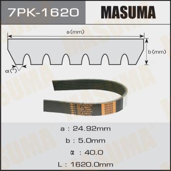 MASUMA 7PK-1620 - Поликлиновой ремень unicars.by