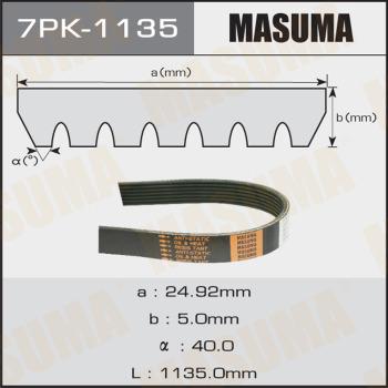 MASUMA 7PK-1135 - Поликлиновой ремень unicars.by