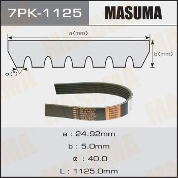 MASUMA 7PK-1125 - Поликлиновой ремень unicars.by