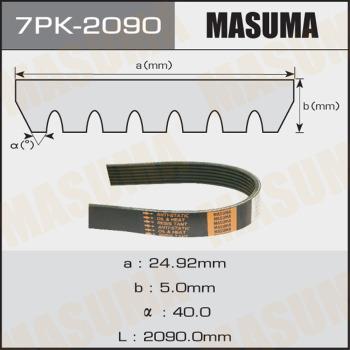 MASUMA 7PK-2090 - Поликлиновой ремень unicars.by