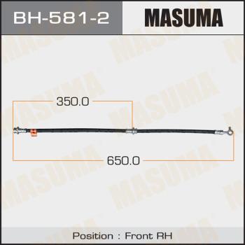 MASUMA BH-581-2 - Тормозной шланг unicars.by