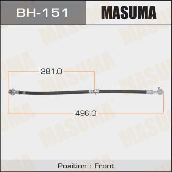 MASUMA BH-151 - Тормозной шланг unicars.by