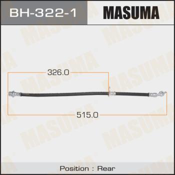 MASUMA BH-322-1 - Тормозной шланг unicars.by