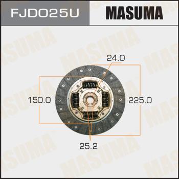 MASUMA FJD025U - Диск сцепления, фрикцион unicars.by